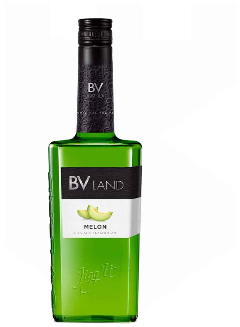Băutură alcoolică BV LAND Melon, 0.7L, pentru cocktailuri și deserturi răcoritoare.