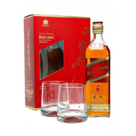 JOHNNIE  WALKER Red Label 0.7L+2pahare SGR