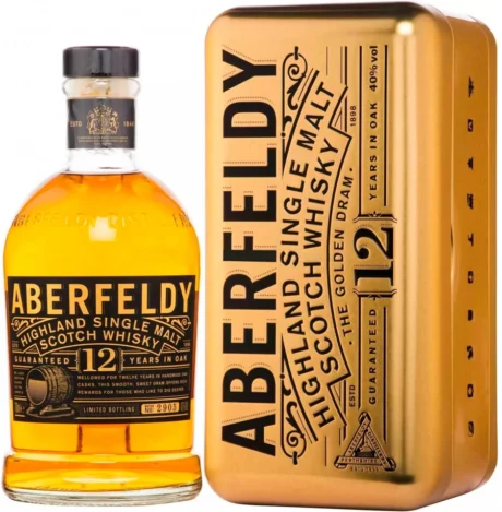 ABERFELDY WHISKY 12 YO GOLD METAL 0.7 SGR