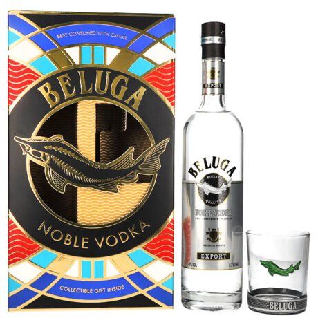 BELUGA NOBLE VODKA 0.7L + PAHAR SGR
