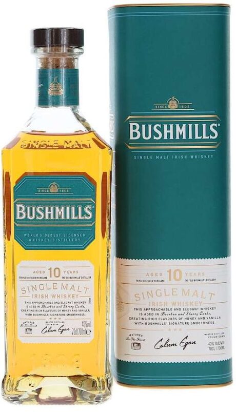 BUSHMILLS WHISKEY 10Y 0.7L SGR