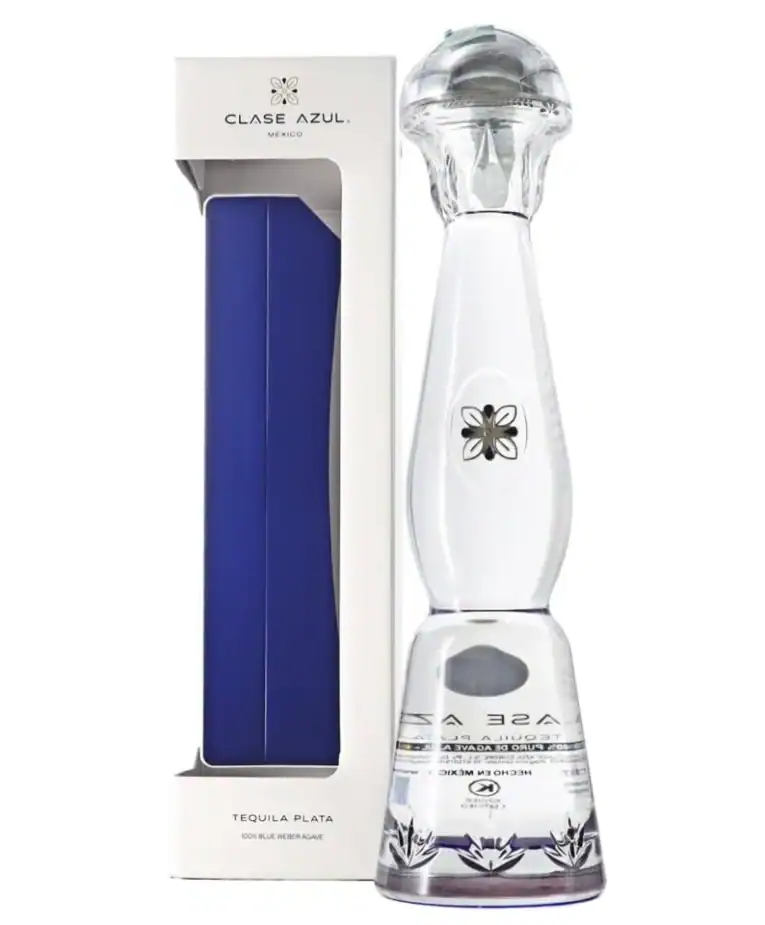Tequila Plata Clase Azul 0.7L, băutură premium mexicană, în cutie elegantă, ideal pentru colecție sa.