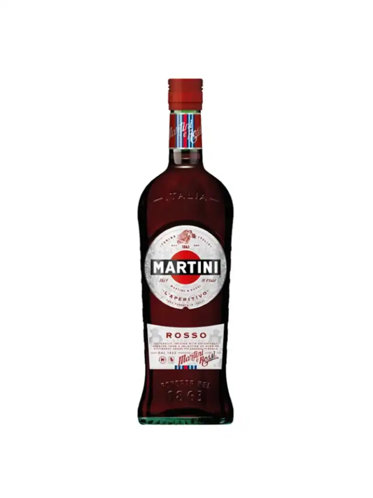 MARTINI ROSSO 15% 1L SGR - Băutură alcoolică pentru cocktailuri și deserturi.
