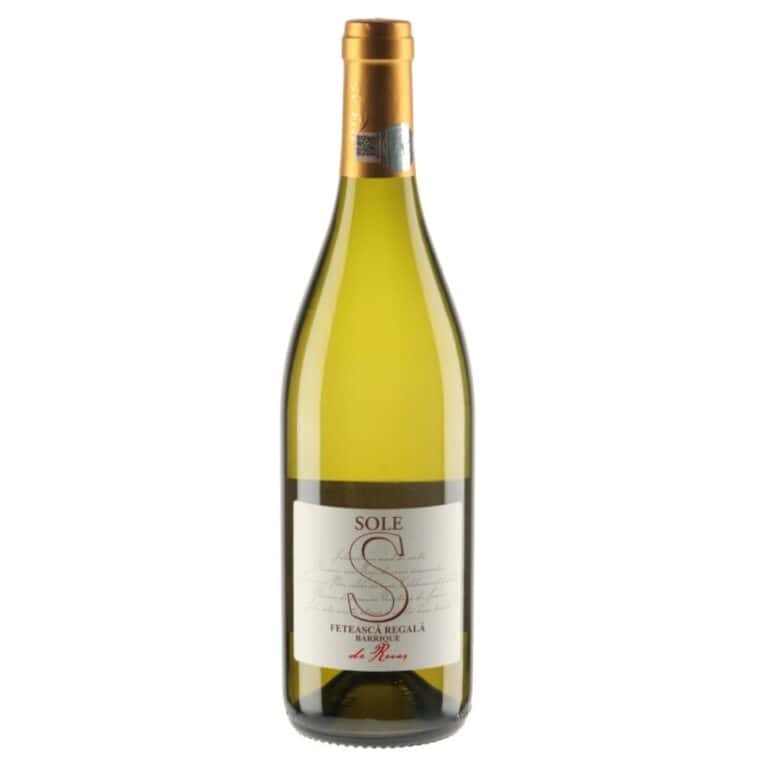 Sole 0.7L Barrique Fet. Regala SGR - vin alb de calitate superioară, ideal pentru ocazii speciale.