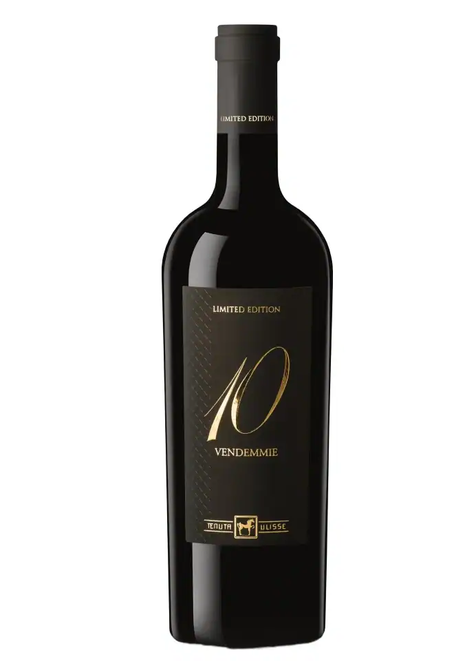 Vin roșu TENUTA ULISSE 10 VENDEMIE, 0.75L, ediție limitată, pentru degustare rafinată.