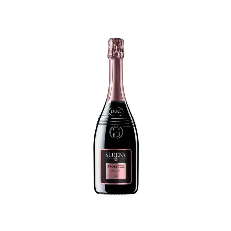 Serena Prosecco Rose 0.75L SGR - Băutură spumantă roz, perfectă pentru sărbători și ocazii speciale.