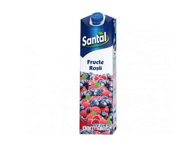 Santal suc de fructe roșii 1L, natural și delicios, perfect pentru orice moment al zilei.