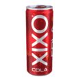 Cutie de cola XIXO 0.25 ML, design roșu și alb, pentru răcorire și gust plăcut.