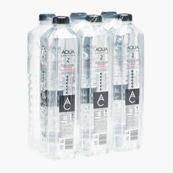 Apă minerală naturală AQUA CARPATICA 2L, pachet 6 bucăți, plata, 57x6.