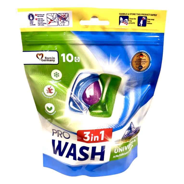Spălare universală PRO WASH 3 în 1, pachet de 5L cu 4 recipiente și gratuitate.